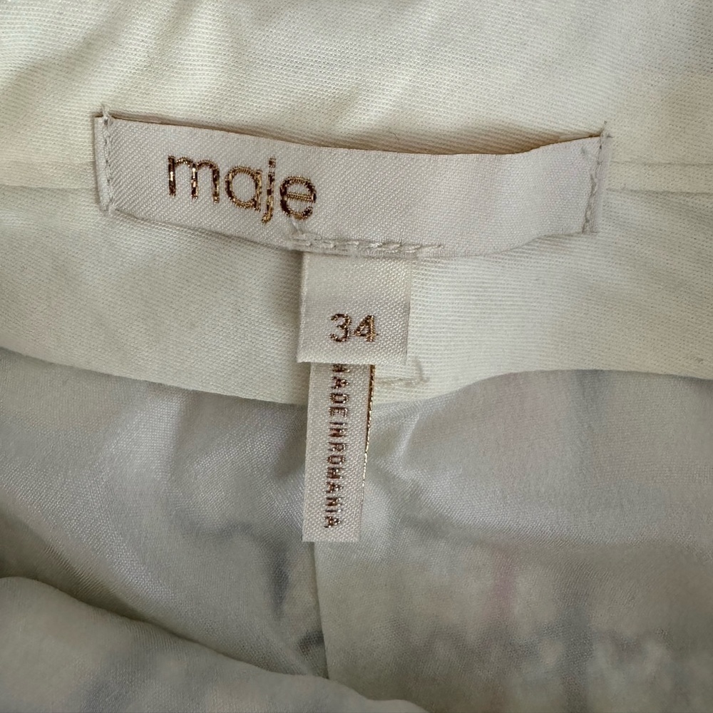 Maje- Multicolored Tweed Jianey Checked Cotton-Blend Mini Skirt - Picture 6 of 6